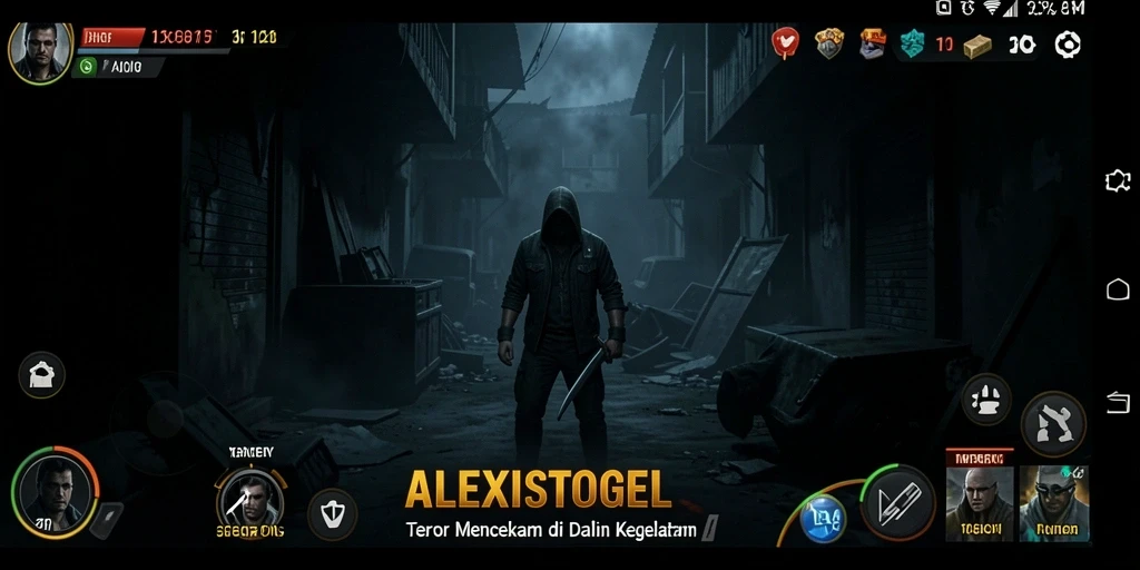 Tampilan mencekam dari gameplay ALEXISTOGEL yang penuh ketegangan.