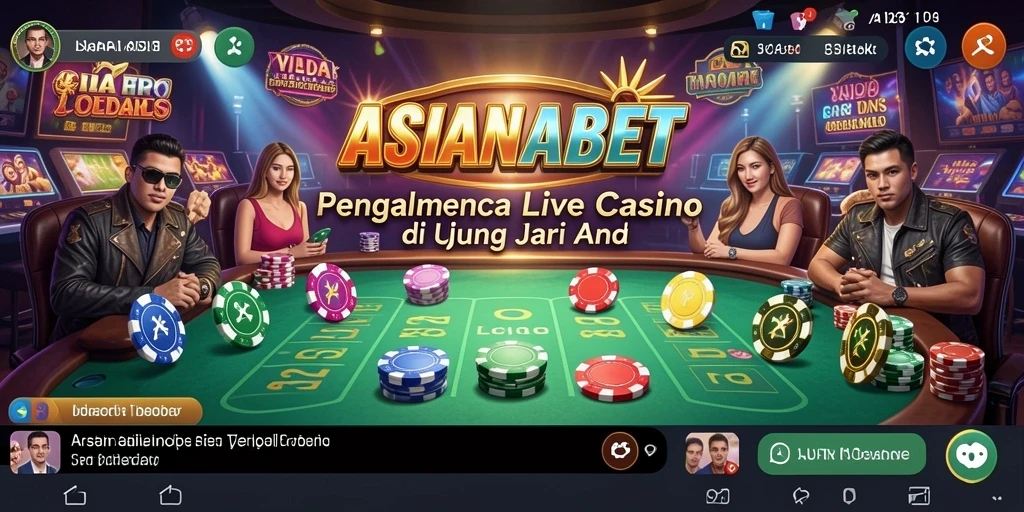 Gameplay Live Casino yang mendebarkan dengan dealer langsung dan interaksi pemain.