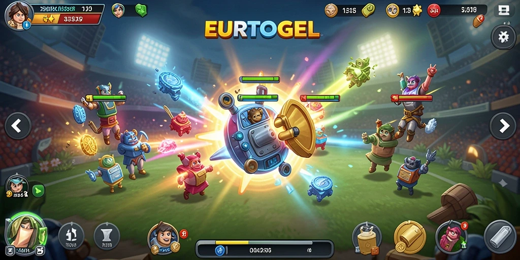 Tangkapan layar gameplay EUROTOGEL yang menampilkan suasana permainan yang seru.