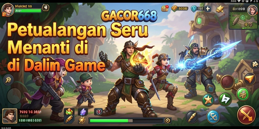 Tangkapan layar GACOR668 menampilkan aksi petualangan yang mendebarkan.