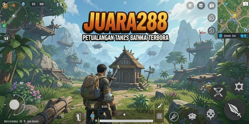 Tampilan gameplay JUARA288 di dunia Open World yang luas.