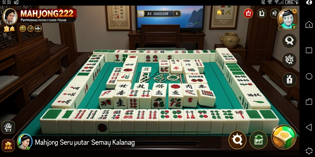 Gameplay seru dari MAHJONG222 dengan tantangan Mahjong yang menarik.