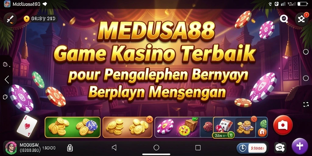 Tampilan gameplay yang mengasyikkan dan seru di MEDUSA88.
