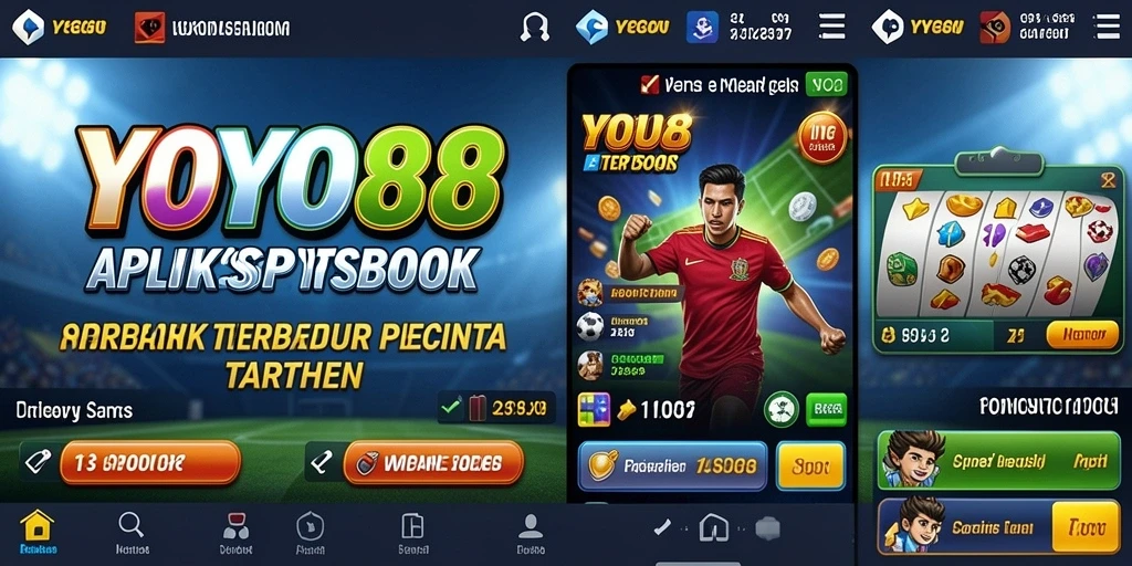 Tampilan gameplay Sportsbook dalam aplikasi YOYO88 yang menarik.